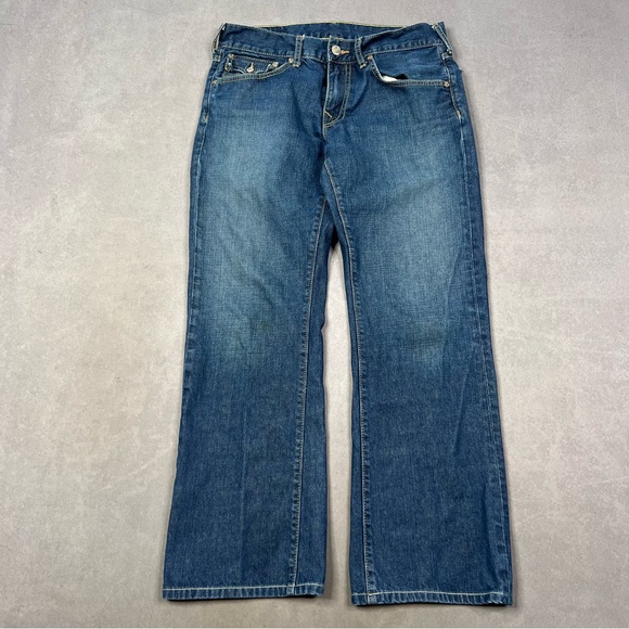 True Religion Blue Bootcut Jeans - Picture 2 of 4